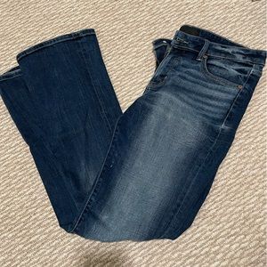 Women’s buckle black jeans